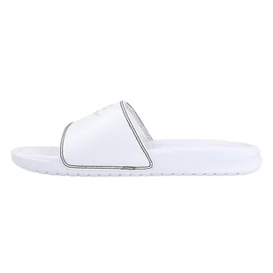 Klapki Nike Benassi Just Do It W 343881 białe - Klapki i japonki damskie - miniaturka - grafika 1