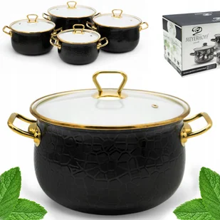 Komplet ZESTAW GARNKÓW emaliowanych 8EL kpl tradycyjne GARNEK EMALIA Garnki - Zestawy garnków i patelni Komplet ZESTAW GARNKÓW emaliowanych 8EL kpl tradycyjne GARNEK EMALIA Garnki - Zestawy garnków i patelni - miniaturka - grafika 1