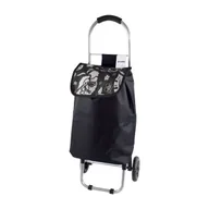 Torby i wózki na zakupy - Wózek Na Zakupy Czarny 604 - miniaturka - grafika 1