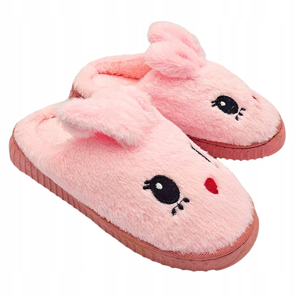 Kapcie Dziecięce Ciepłe Pantofle Domowe Bambosze Słodki Króliczek r. 30-31