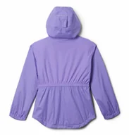 Kurtki i płaszcze dla dziewczynek - Kurtka wodoodporna dziewczęca Columbia RAINY TRAILS II fioletowa 2090112597 - miniaturka - grafika 1