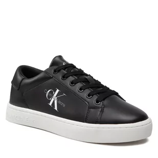 Sneakersy Calvin Klein Jeans Classic Cupsole Laceup Low Lth YM0YM00491 Black BDS - Półbuty męskie - miniaturka - grafika 1