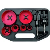 Otwornice - YATO Otwornice dla elektryków, kpl. 8 szt. YT-3380 - miniaturka - grafika 1