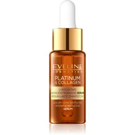 Serum do twarzy - Eveline Platinum & Collagen 18 ml Skoncentrowane serum redukujące zmarszczki na dzień i noc - miniaturka - grafika 1