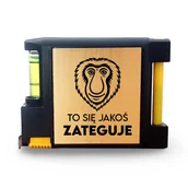 Poziomice, łaty, miary - To się jakoś zateguje - grawerowana miara z notesikiem - miniaturka - grafika 1