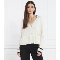 Swetry damskie - Marc Cain Wełniany kardigan | Regular Fit | z dodatkiem kaszmiru - miniaturka - grafika 1