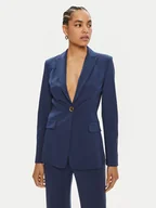 Marynarki i żakiety damskie - Pinko Marynarka Signum Giacca 100254 A1L3 Granatowy Reglan Fit - miniaturka - grafika 1