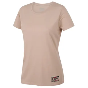 Koszulka damska Husky Tee Base L Rozmiar: XL / Kolor: beżowy - Koszulki sportowe damskie - miniaturka - grafika 1