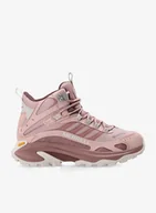Buty trekkingowe damskie - Buty turystyczne damskie Merrell Moab Speed 2 Mid GTX - adobe rose - miniaturka - grafika 1