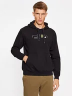 Bluzy męskie - Fila Bluza FAM0511 Czarny Regular Fit - miniaturka - grafika 1