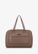 Torby podróżne - Podróżna torba wielofunkcyjna do samolotu brązowa - miniaturka - grafika 1