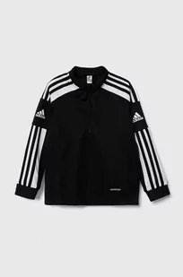 adidas Performance bluza dziecięca SQ21 TR TOP Y kolor czarny wzorzysta - Bluzy dla chłopców - miniaturka - grafika 1