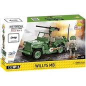 Zabawki konstrukcyjne - Klocki Willys MB 132 elementy Cobi Klocki - miniaturka - grafika 1