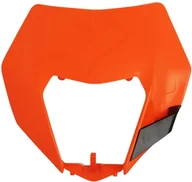 Części motocyklowe - POLISPORT 8673100003 – mocna i trwała maska restylingowa do latarni morskiej kompatybilna z motocyklami KTM w kolorze pomarańczowym - miniaturka - grafika 1