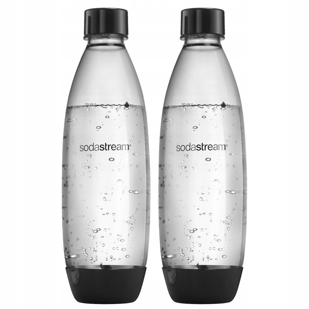 Zestaw butelek SodaStream Fuse czarne do zmywarki