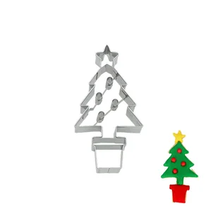 Foremka do pierniczków CHOINKA W DONICZCE / Birkmann - Formy do ciast - miniaturka - grafika 1