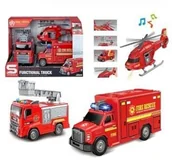 Samochody i pojazdy dla dzieci - Zestaw pojazdów straży pożarnej - miniaturka - grafika 1