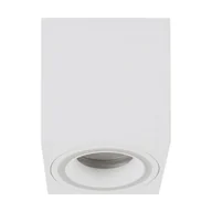 Lampy sufitowe - Ideus Sufitowa lampa nowoczesna Indi D04047 prostokątna do holu biała - miniaturka - grafika 1