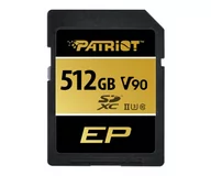 Karty pamięci - Patriot 512GB EP SDXC V90 UHS-II U3 300MB/s - miniaturka - grafika 1