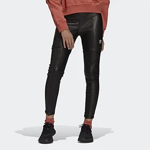 adidas Damskie spodnie slim - czarne, 40 (DE) - Spodnie damskie - miniaturka - grafika 1