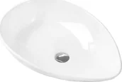 Umywalki - Umywalka Mexen Mexen Livia umywalka nablatowa 65 x 44 cm biała - 21416500 - miniaturka - grafika 1