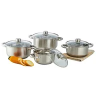 Zestawy garnków i patelni - Zestaw garnków stalowych 8 elementów Sally - miniaturka - grafika 1