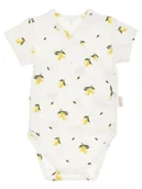 Body dla niemowląt - Dziewczęce body krótki rękaw cytrynki Nicol,r.62 - miniaturka - grafika 1