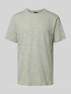 Koszulki męskie - T-shirt w paski - miniaturka - grafika 1
