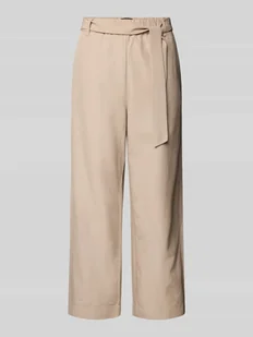 Spodnie materiałowe z prostą, skróconą nogawką - Sukienki - miniaturka - grafika 1