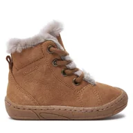 Buty dla dziewczynek - Trzewiki Froddo Minni Suede Laces G2110140-2 M Brązowy - miniaturka - grafika 1