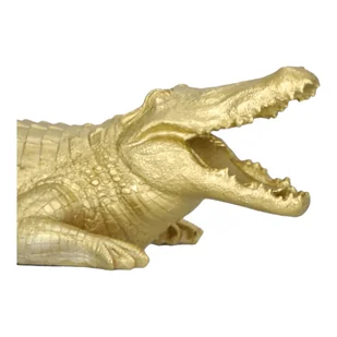 Dekoracja Victor Krokodyl złoty 39cm - Figurki dekoracyjne - miniaturka - grafika 9