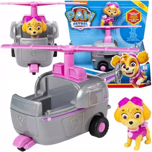 Psi Patrol Figurka Skye Pojazd Helikopter Dla Dziecka Prezent Zestaw - Samoloty i helikoptery - miniaturka - grafika 1