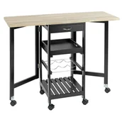 Kredensy - Barek Kuchenny Na Kółkach, Rozkładany - miniaturka - grafika 1