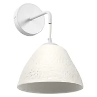 Oprawy, klosze i abażury - Lampa ścienna LEDVANCE z białą repliką dzwonka wielbłądziego, wykonana z metalu i papier-mache, E14, długość 220 mm, klosz wykonany z materiału pochodzącego z recyklingu, trwała dzięki wymiennemu źródłu światła, łatwa instalacja - miniaturka - grafika 1