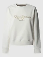 Bluzy damskie - Pepe Jeans Bluza "Maddy" w kolorze kremowym - miniaturka - grafika 1