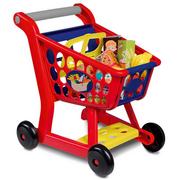 Zabawy w naśladowanie dorosłych - Happy People 45059 - zabawka domowa wózek na zakupy, około 33 x 19 x 41 cm - miniaturka - grafika 1