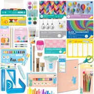 Przybory szkolne - WYPRAWKA SZKOLNA XL DLA DZIEWCZYNKI PASTELOWA 26EL - miniaturka - grafika 1