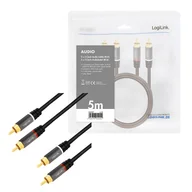 Kable - LogiLink RCA 5.0m - miniaturka - grafika 1