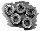 Śruby i nakrętki - M10 NAKRĘTKA KOŁNIERZOWA NIERDZEWNA A2 6923 (10) - miniaturka - grafika 1