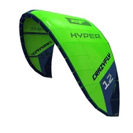 Pływanie - Latawiec kitesurfingowy CrazyFly Hyper zielony T001-0118 9 m - miniaturka - grafika 1