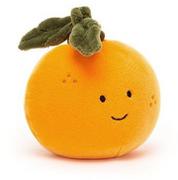 Maskotki i pluszaki - Jellycat MASKOTKA - ZABAWNE OWOCE Pomarańcza Fabulous Orange - 10 cm FABF6O - miniaturka - grafika 1