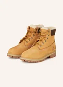 Botki damskie - Timberland Botki Sznurowane 6 Inch Premium braun - miniaturka - grafika 1