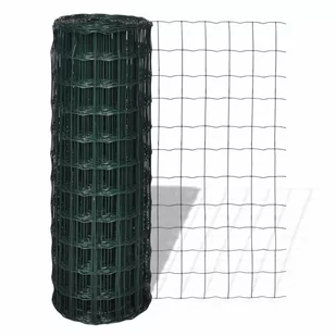 vidaXL Siatka euro Płot 10 x 1,0 m (76 63 mm) - Ogrodzenia - miniaturka - grafika 3