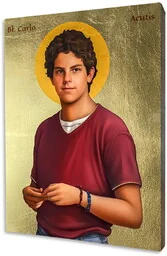 Ikona błogosławionego Carlo Acutis - Ikony i obrazy sakralne Ikona błogosławionego Carlo Acutis - Ikony i obrazy sakralne - miniaturka - grafika 1