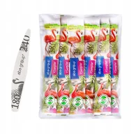 Akcesoria do paznokci - Aba Group Pilnik do Paznokci Wings 180/240 Slim Bezpieczny Pakiet Zestaw 25szt. - miniaturka - grafika 1