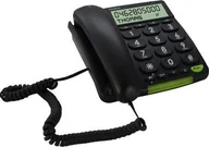 Telefony stacjonarne - Telefon stacjonarny Doro PhoneEasy 312cs, schwarz - miniaturka - grafika 1