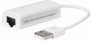 MicroConnect USB2.0 to Ethernet White USBETHW - Adaptery i przejściówki - miniaturka - grafika 1
