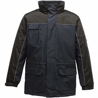 Kurtki męskie - Regatta Męska kurtka parka z hydrometrem Heavy Duty Granatowy/czarny L - miniaturka - grafika 1