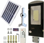 Lampy ogrodowe - Lampa solarna ogrodowa / uliczna na słup 50W 100 LED RC-K-1327 - miniaturka - grafika 1