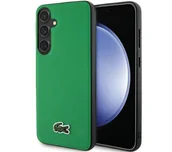 Etui i futerały do telefonów - Lacoste Iconic Petit Pique MagSafe do Samsung Galaxy S24+ Zielony - miniaturka - grafika 1